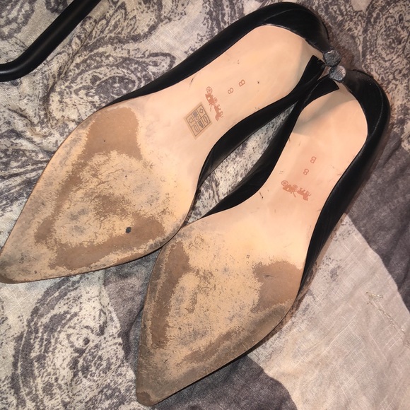 Coach heels with bead chain trim - Picture 10 of 15